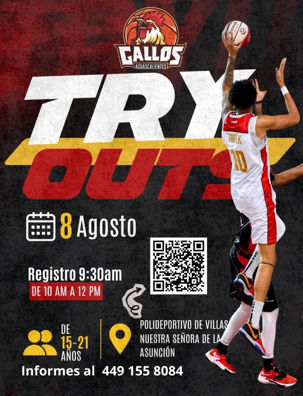 ¡¡¡SE ABREN TRYOUTS EN GALLOS DE AGUASCALIENTES!!!