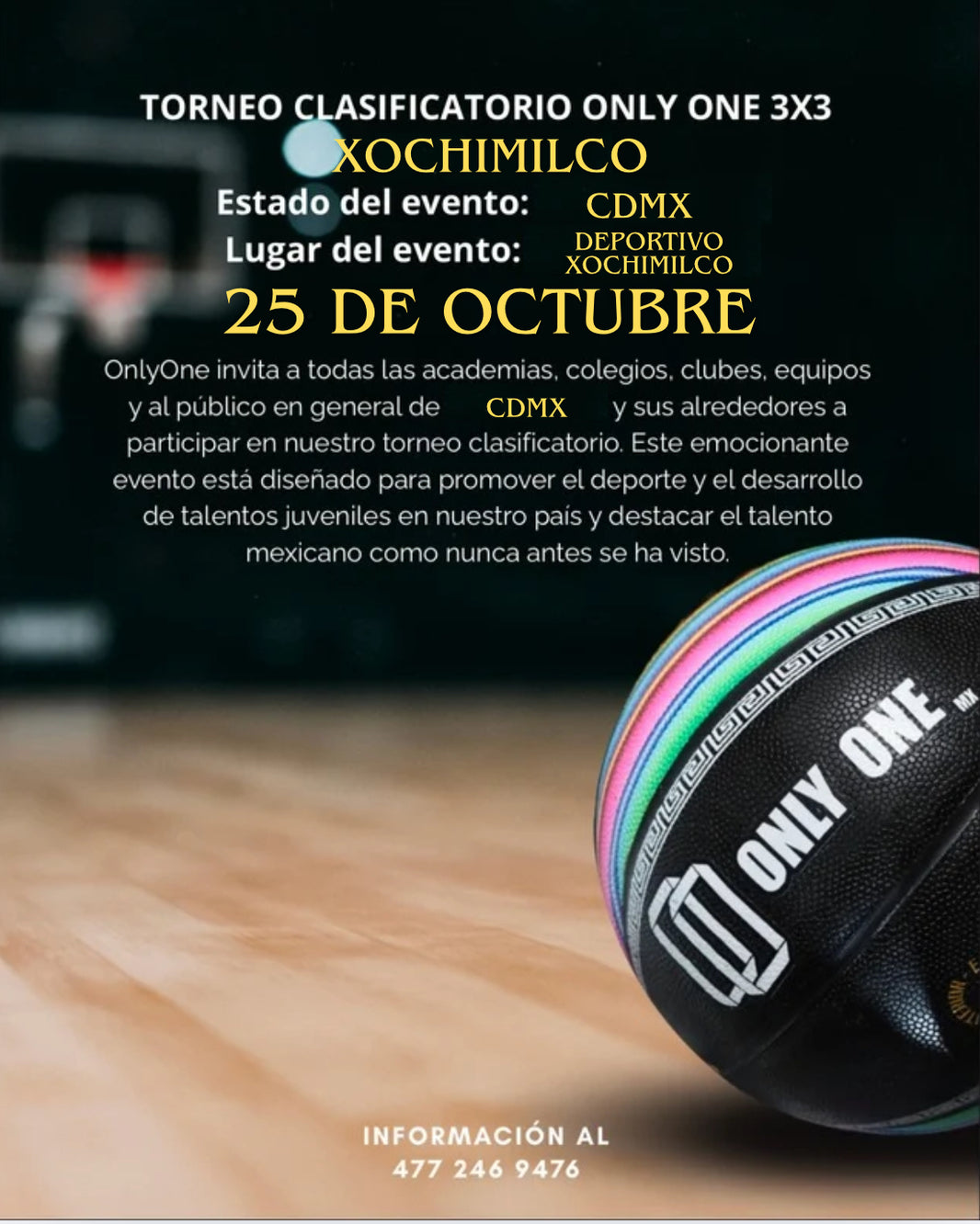 CONVOCATORIA CDMX 25 DE OCTUBRE